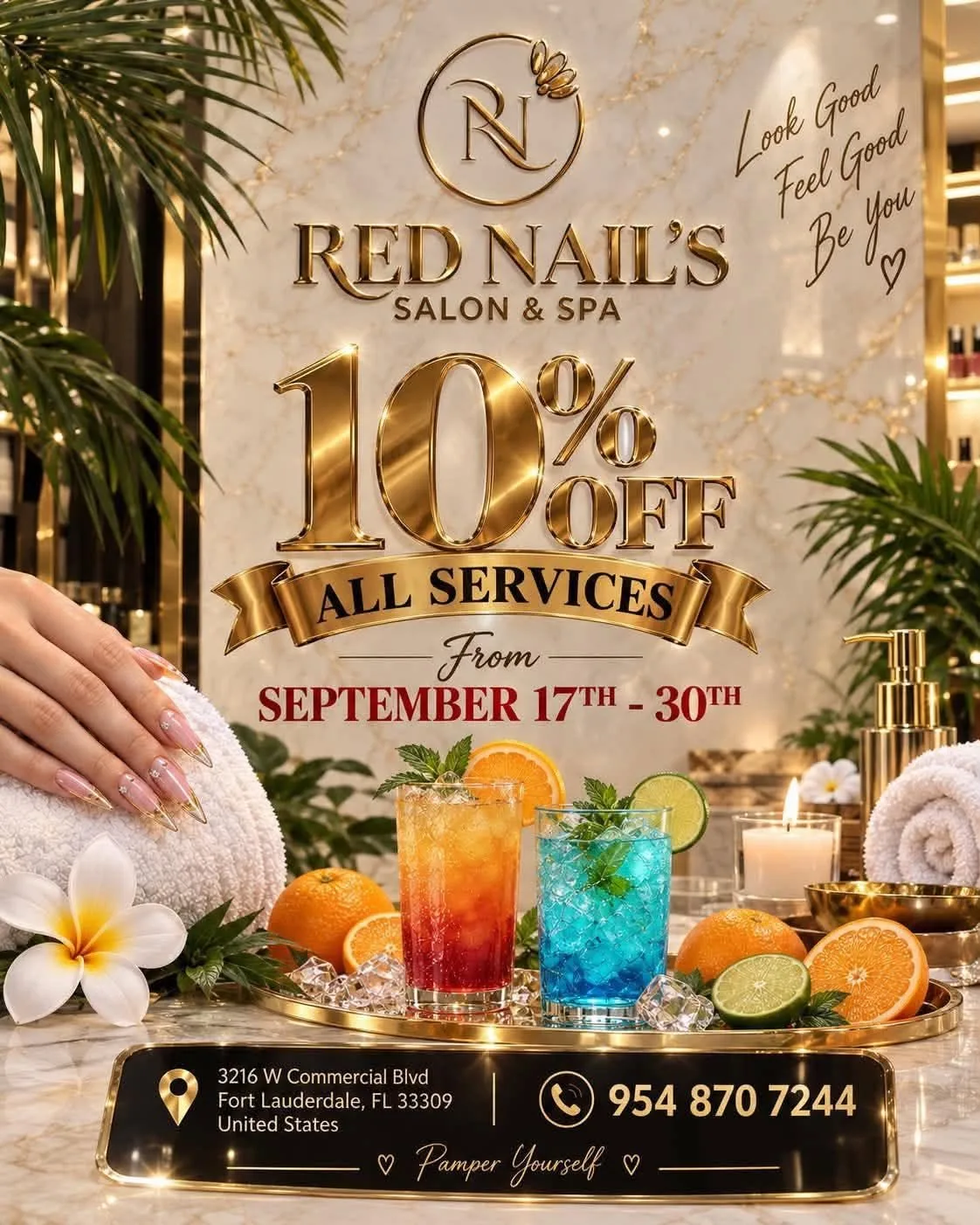 red nail promotion